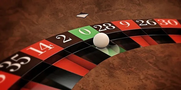 Live roulette wheel spinning in sayaptogel studio